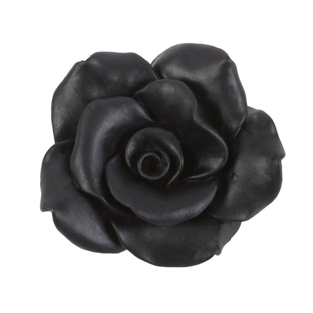 BLACK ROSE RESIN INCENSE STICK HOLDER