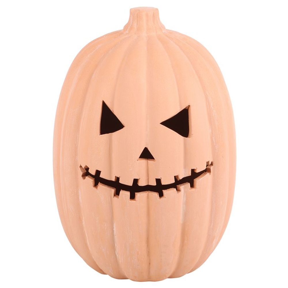 30cm TERRACOTTA PUMPKIN ORNAMENT