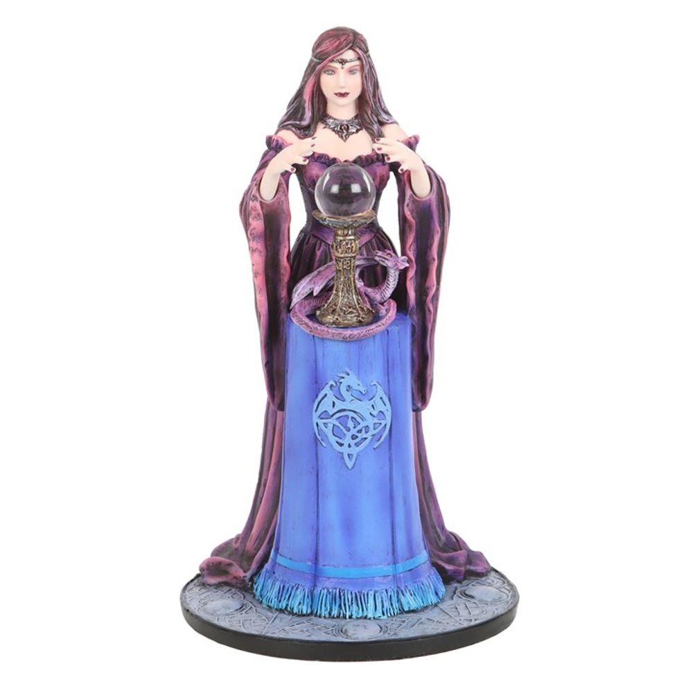 CRYSTAL BALL FIGURINE BY ANNE STOKES