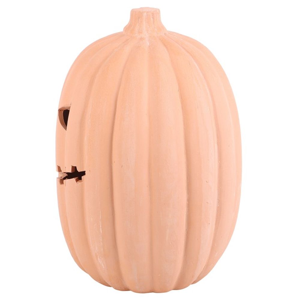 30cm TERRACOTTA PUMPKIN ORNAMENT