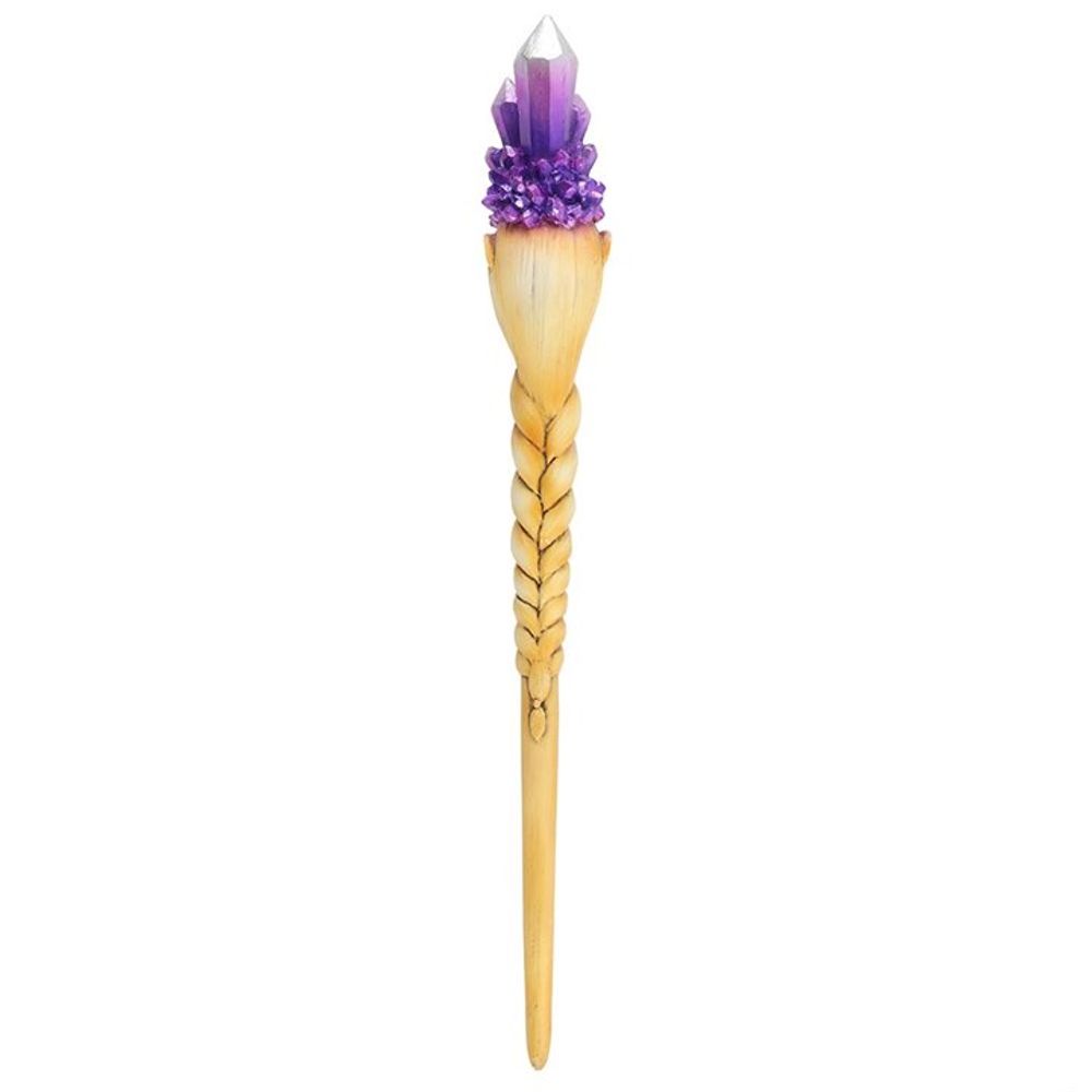 PURPLE CRYSTAL GODDESS WAND