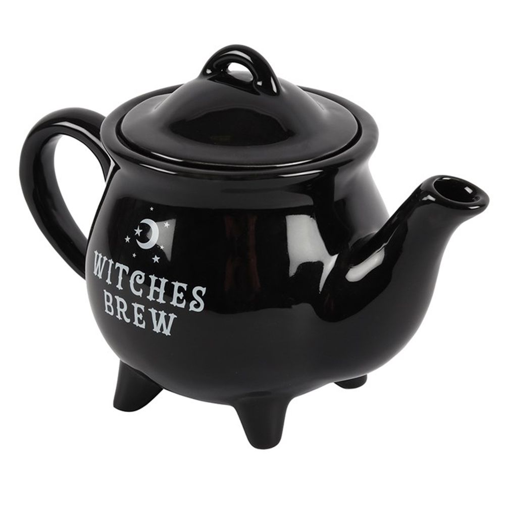 WITCHES BREW CERAMIC CAULDRON TEAPOT