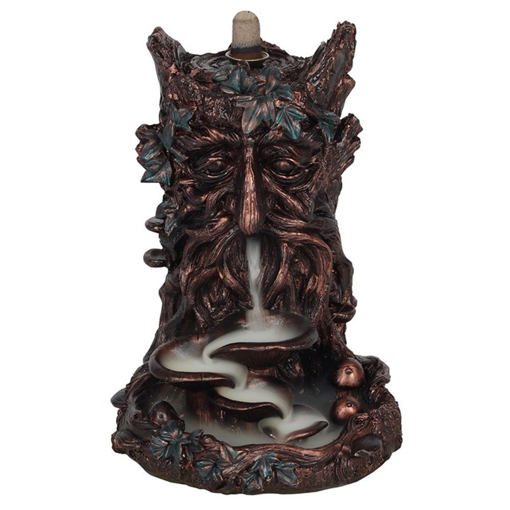 BRONZE EFFECT TREE MAN BACKFLOW INCENSE BURNER