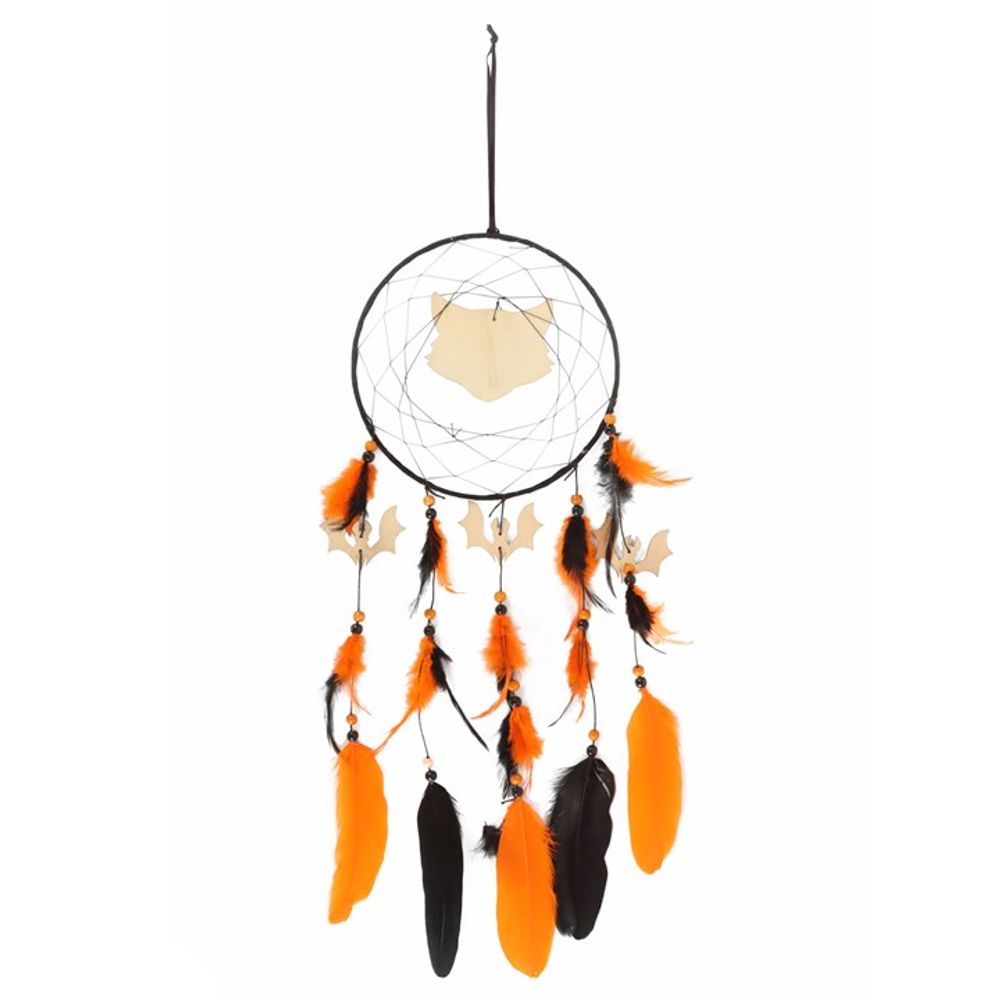 BLACK CAT HALLOWEEN DREAMCATCHER