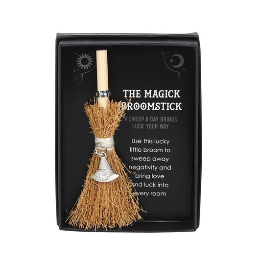 WITCH HAT MINI MAGICK BROOMSTICK