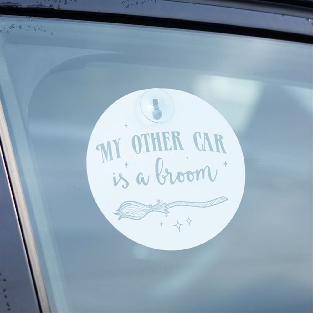 MY OTHER CAR IS A BROOM WINDOW STICKER