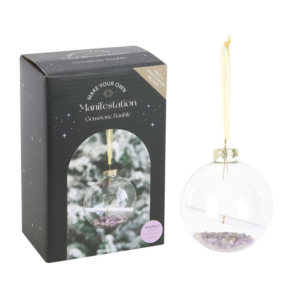 AMETHYST MANIFESTATION CHRISTMAS  BAUBLE KIT