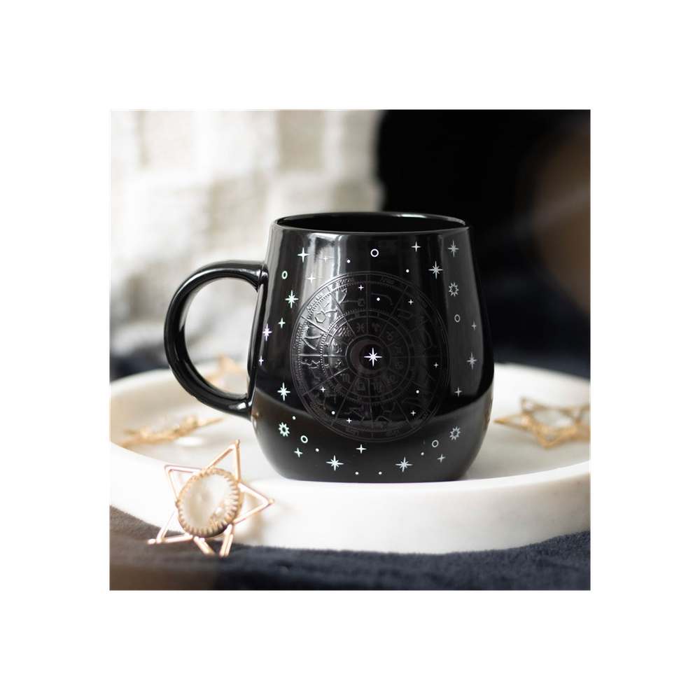 ASTROLOGY WHEEL HEAT CHANGING MUG