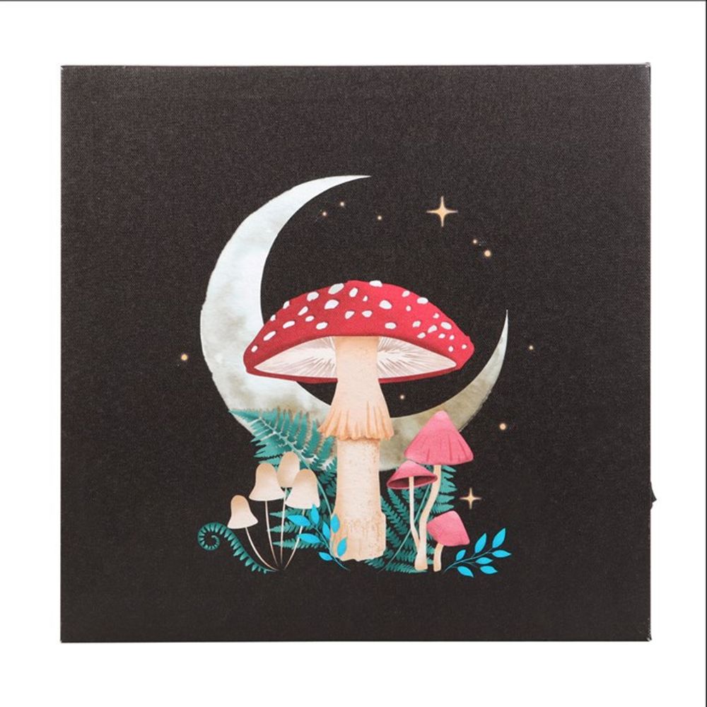 FOREST MUSHROOM LIGHT UP CANVAS PLAQUE