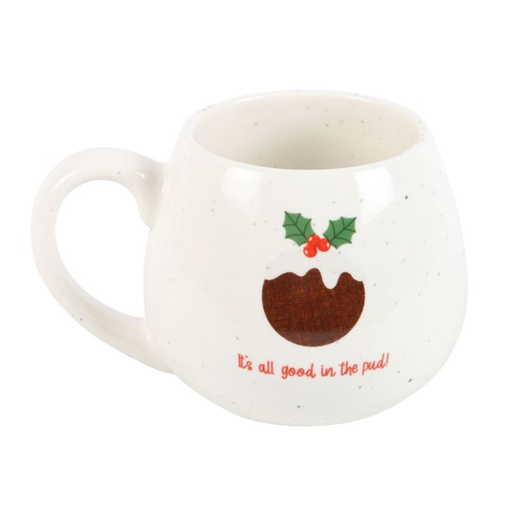 ALL GOOD IN THE PUD CHRISTMAS MUG