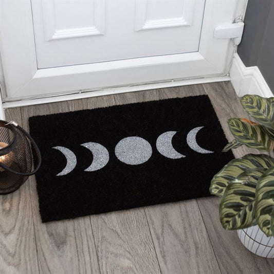 BLACK MOON PHASE DOORMAT