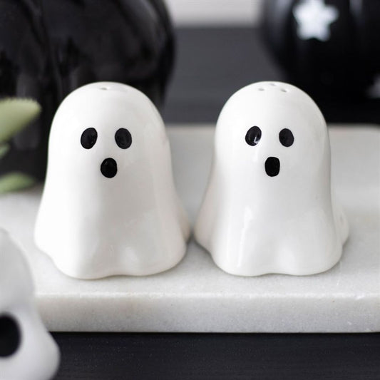 GHOST SALT AND PEPPER SHAKERS