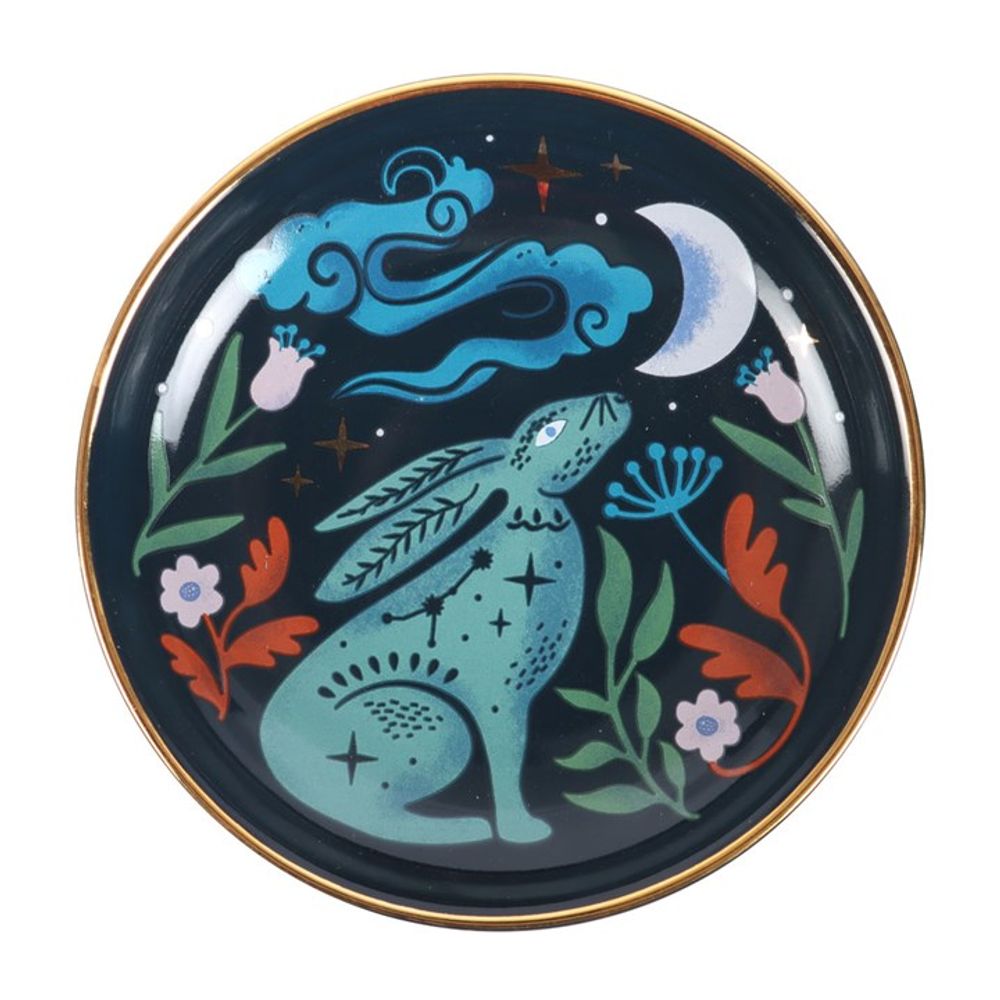 MIDNIGHT HARE TRINKET DISH