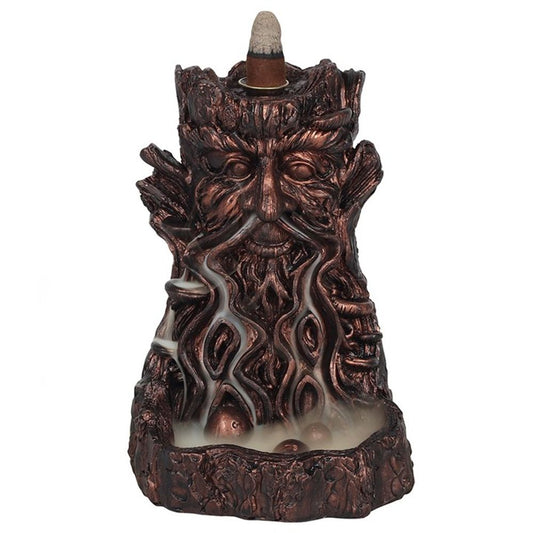 BRONZE EFFECT TREE MAN BACKFLOW INCENSE BURNER