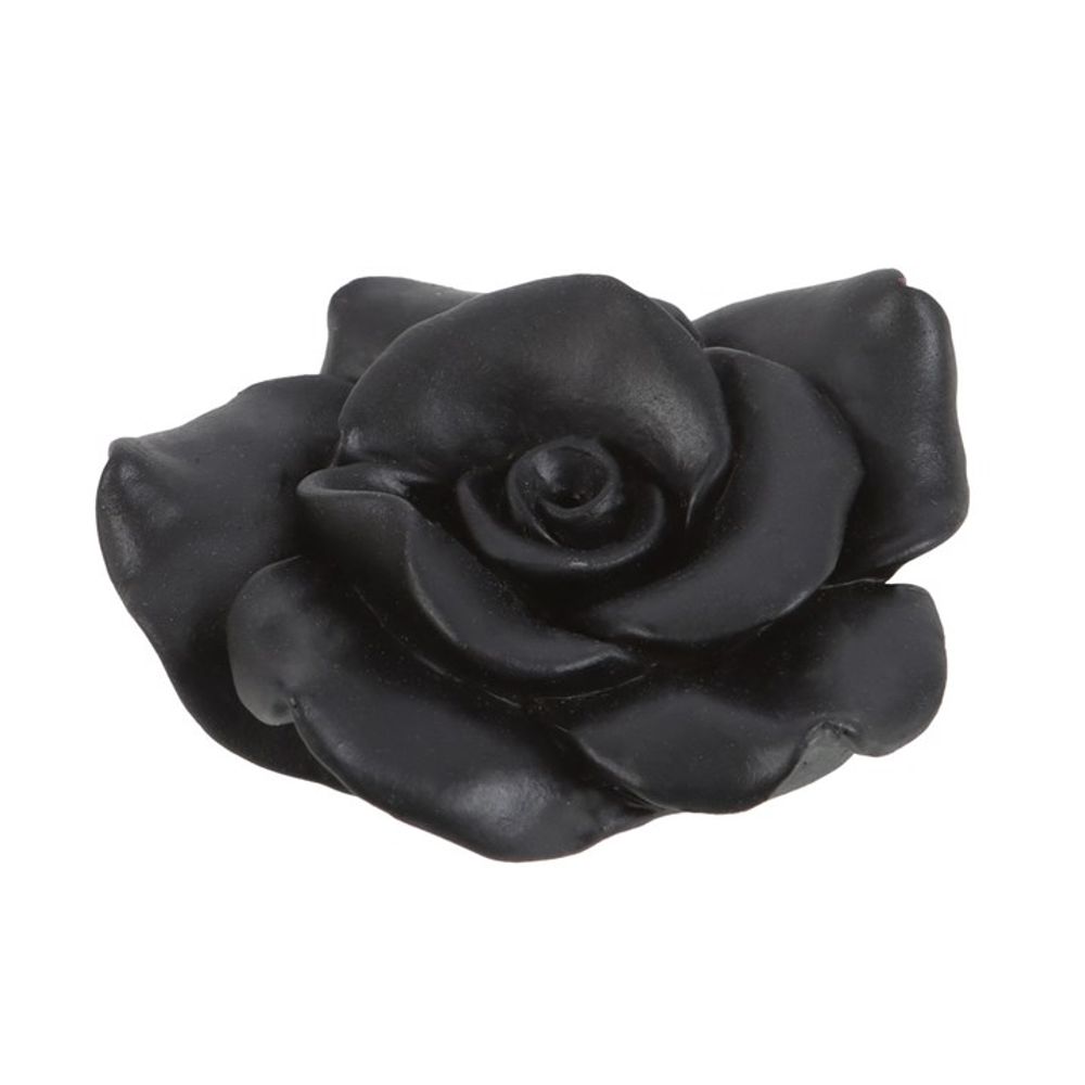 BLACK ROSE RESIN INCENSE STICK HOLDER