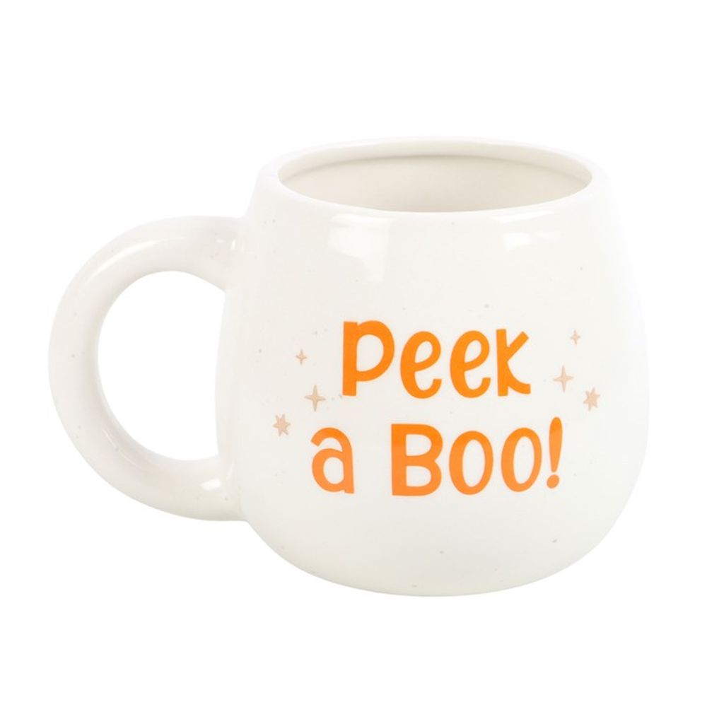 PEEKABOO GHOST ROUNDED MUG